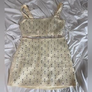 Cream Two-Piece Set- H&M